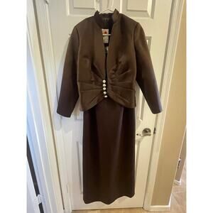 Caterina Collection Two-Piece Formal Gown Set – Size 8